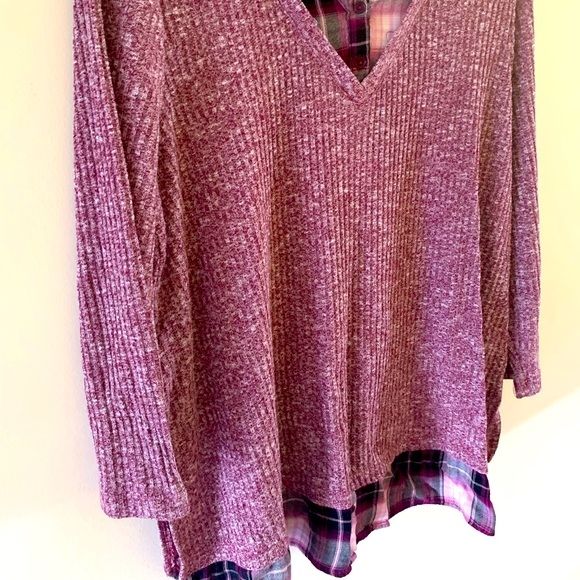 Catherines plus size mid sleeve top OX petite - Picture 2 of 7